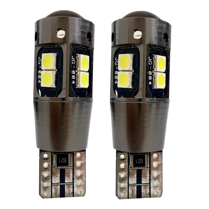 

20pcs T10 W5W 194 168 Canbus Car LED Clearance Light Bulb Auto Reading Lamp NO Error 3030 10SMD White Red Blue Yellow DC12V
