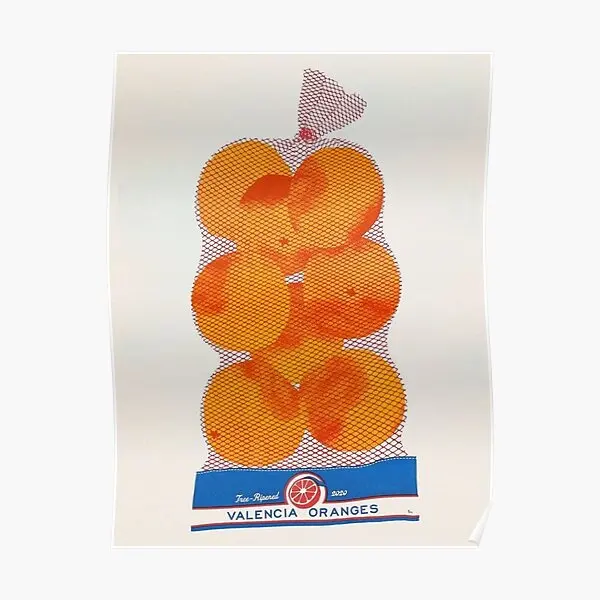 Апельсины Валенсия Испания Печать Цифровой Плакат Украшение Декор Фреска