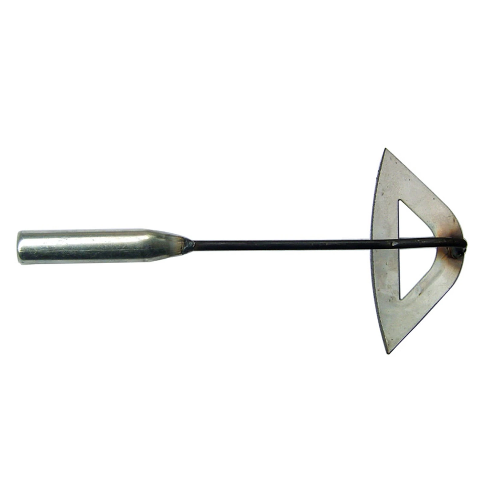 1/2 Hollow Hoe All-steel Hardened Hollow Hoe Handheld Weeding Rake Planting Vegetables Farm Garden Hand Tools Sliver 15*28.5CM