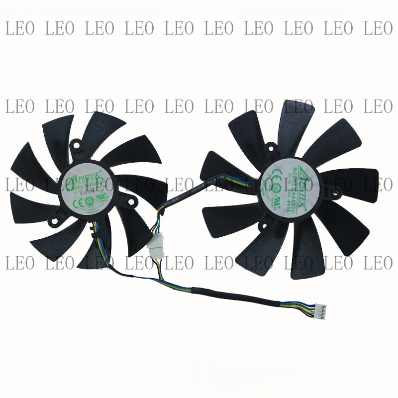 Фото Новый оригинальный вентилятор для видеокарты ZOTAC GTX 1080 TI MINI 11GB GDDR5X, DC12V, 4-контактный. №1