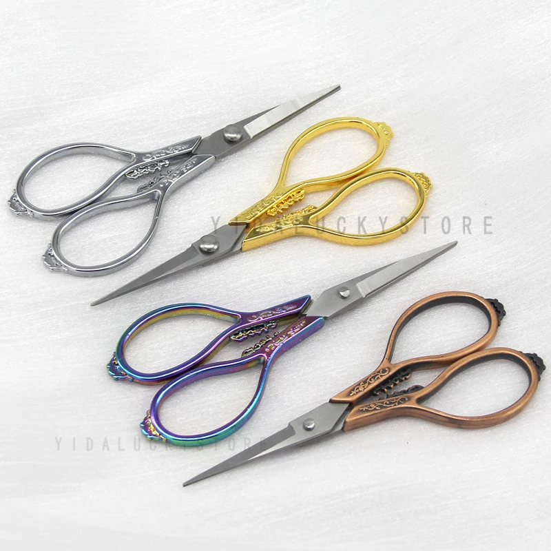 

Durable Stainless Steel Retro Tailor Scissor Embroidery Needlwork Handicraft DIY Home Tools Vintage Sewing Accessory Wholesale