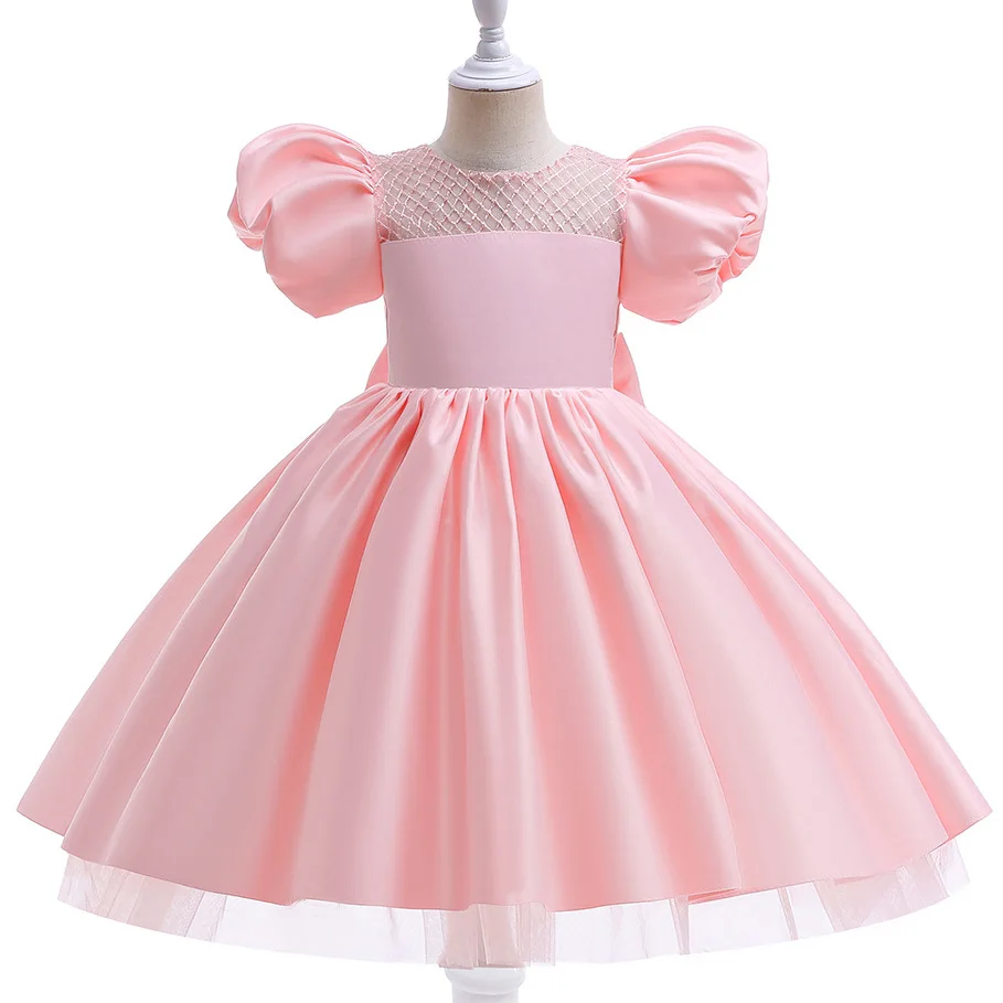

Summer Girls Christmas Flower Dress Girl Princess Costume Dresses Girl Party Kids Children Prom Gown Vestido Formal Dress Bow