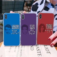 yndfcnb cartoon funny friends tv show phone case for iphone 11 12 13 mini pro max 8 7 6 6s plus x 5 se 2020 xr xs case shell