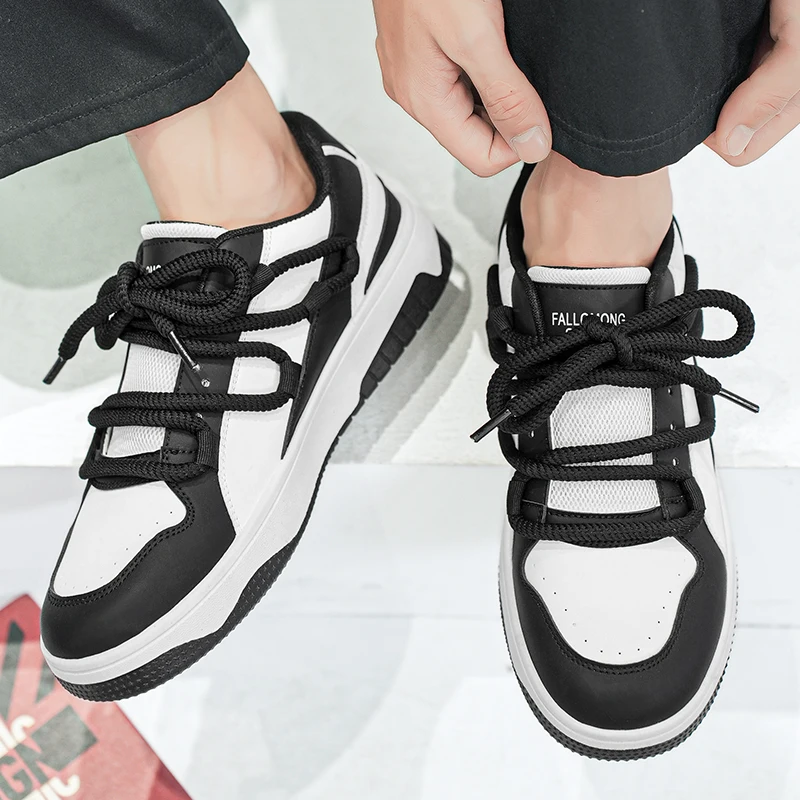 Кроссовки мужские на платформе Вулканизированная подошва Повседневная