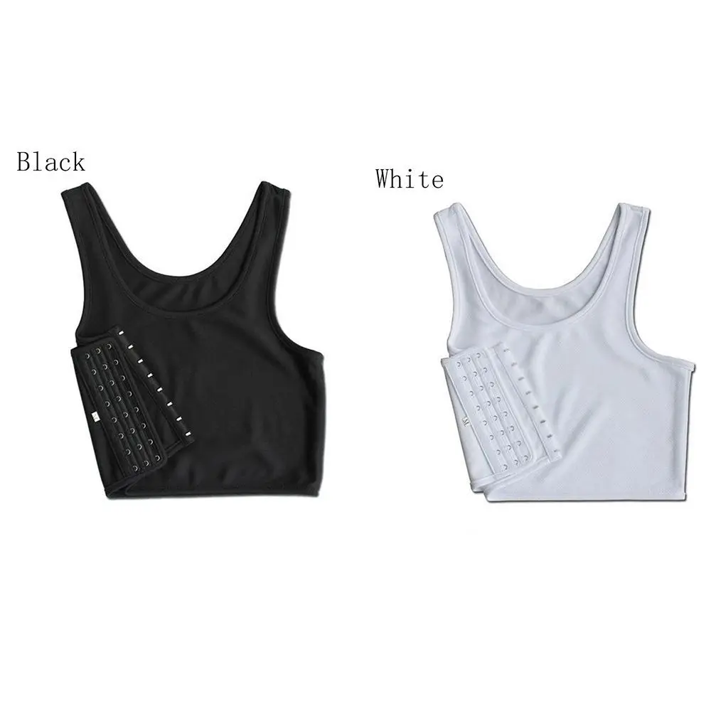 Прочный плоский жилет топы на бретелях для груди корсет транс-лесбиянок