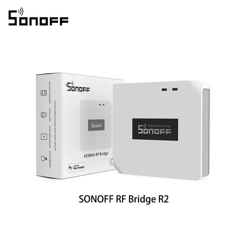 

SONOFF RF мост R2 433 МГц DW2 дверь окно пир3 датчик движения SONOFF RFR2 смарт-переключатель работает с приложением eWeLink Google Home Alexa
