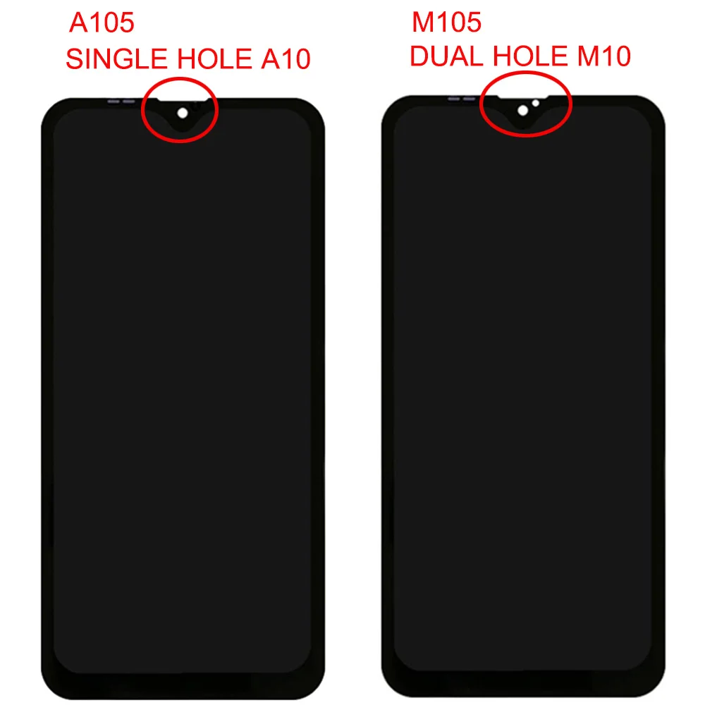 

ЖК-дисплей с сенсорным экраном и дигитайзером в сборе для Samsung Galaxy A10 2019 A105 A105F SM-A105F с рамкой запасные части для ремонта