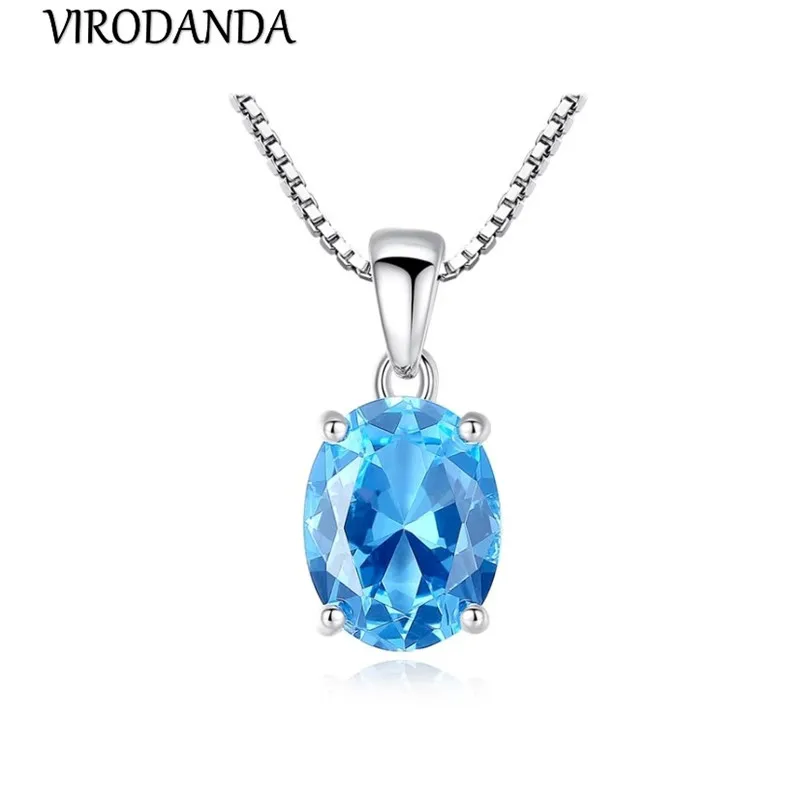 

Женское колье из серебра 925 пробы с подвеской