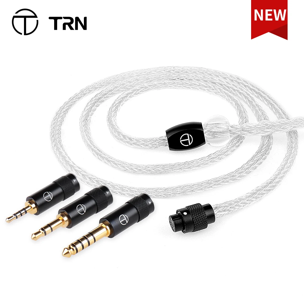 

TRN T6 Pro 16Core silver plated OCC Copper Litz MMCX/2PIN Connector Upgraded Cable Earphones Cable For TRN VX Pro ZS10 MT1 V90