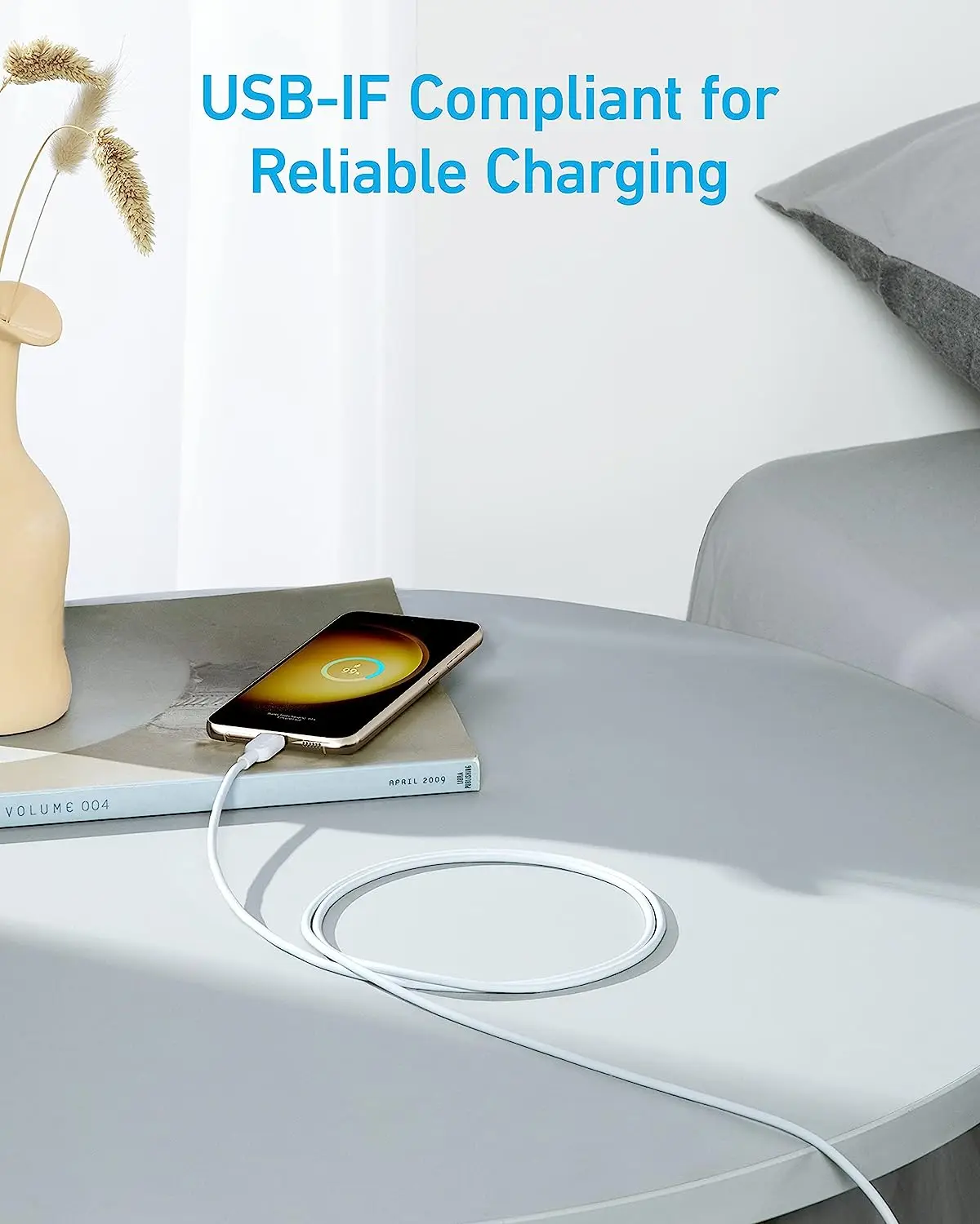 Фото Кабель Anker USB C 310, USB-C - USB-C, 60W 3A, кабель для быстрой зарядки iPhone №4