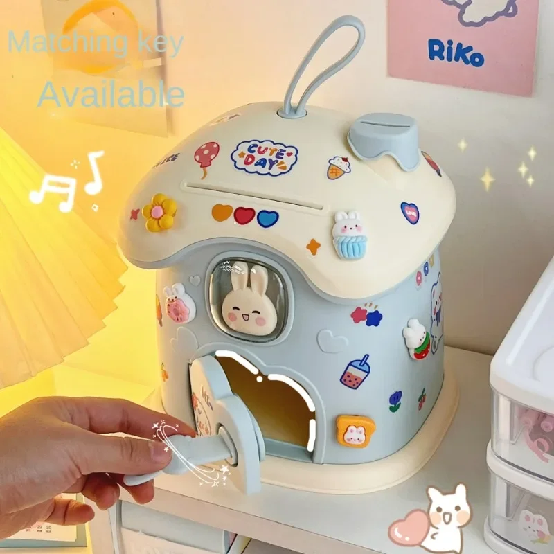 Детский домик держатель для монет Копилка в виде кролика копилка сейф