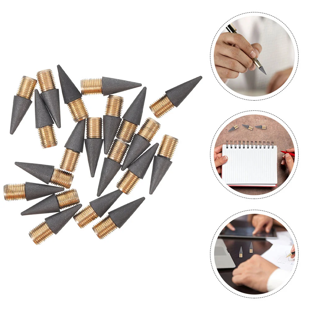 

35Pcs Replaceable Refill Inkless Replacement Tip Everlasting Graphite Pen Head