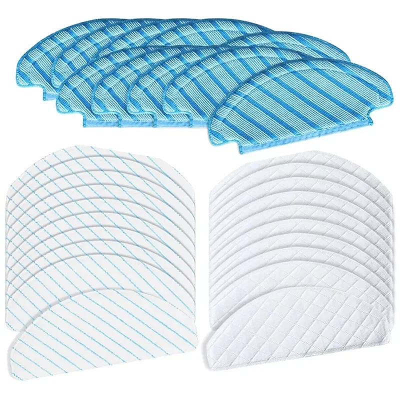 

Replacement Mopping Pads Set For ECOVACS Microfiber Mop Cloths For DEEBOT OZMO T8 AIVI/ T8 / T8+/ T9/ T9+/ N8