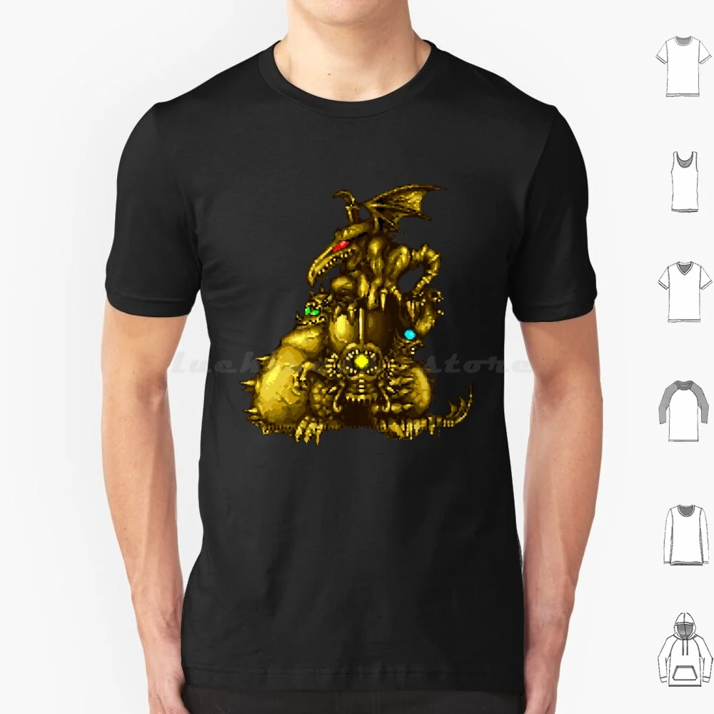 Super Metroid-Statue T Shirt Men Women Kids 6Xl Super Metroid Ridley Draygon Phantoon Kraid Tourin Snes Zebes Super Video Games