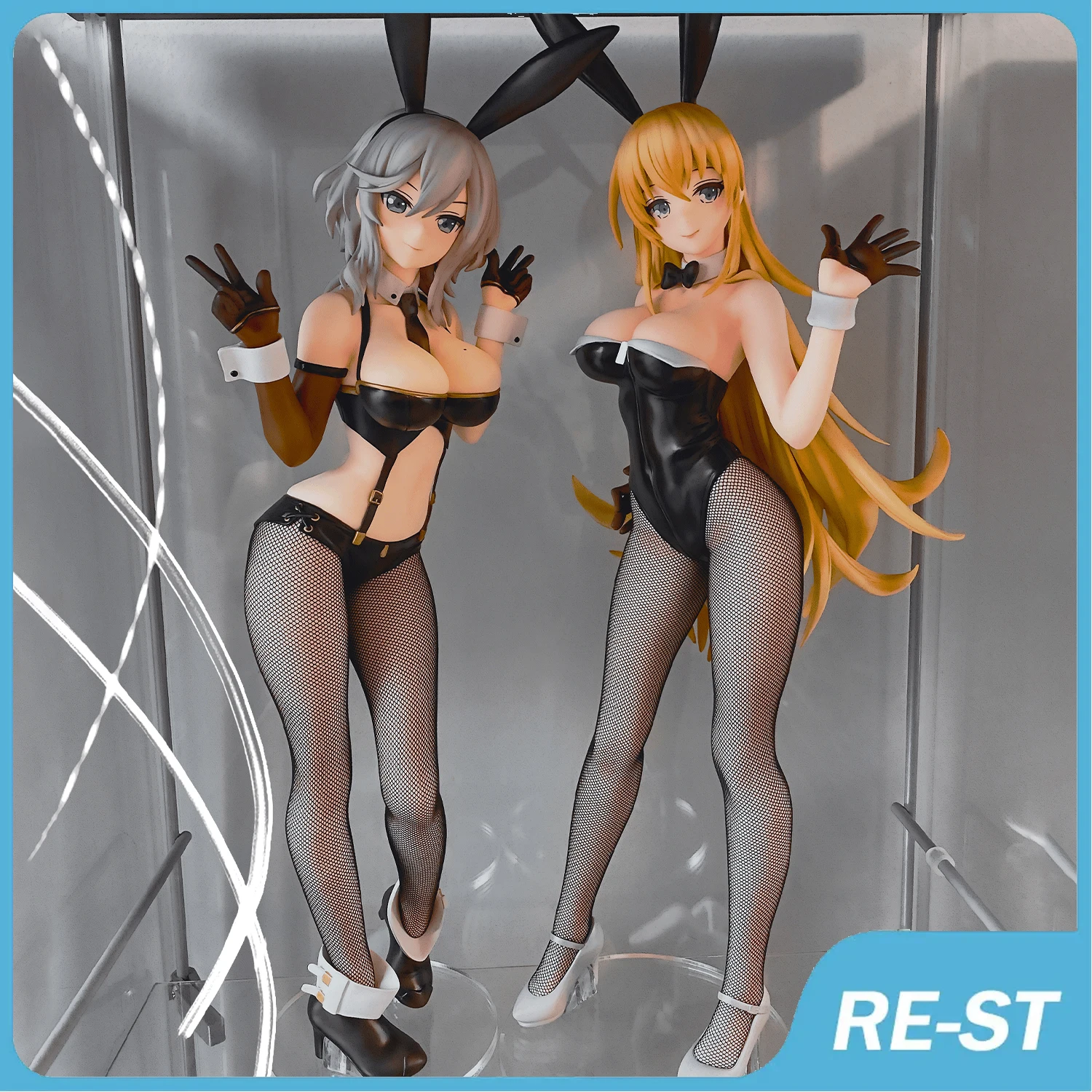 

46cm FREEing B-style Azur Lane Washington North Carolina Bunny ver 1/4 PVC Action Figure Toy Adults Collection Model Doll gifts