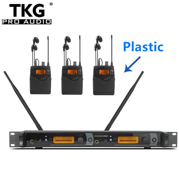 Звуковая система TKG моно 572-603 МГц 2050EX с 3 приемниками Badypack профессиональная