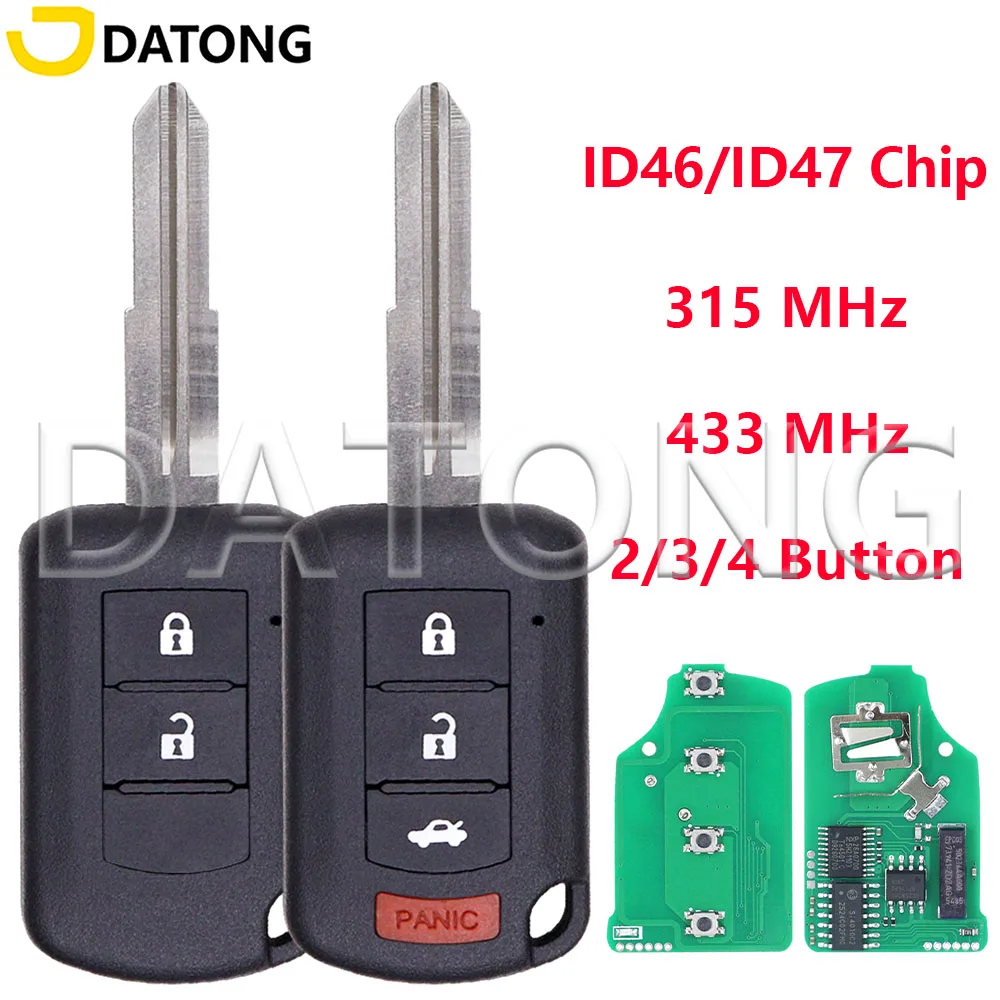 Фото Чип Datong ID46 ID47 315 МГц 433 МГц для автомобильных ключей Mitsubishi Eclipse, ASX, Outlander, Mirage, Grandis, Lancer EX, Galant, Pajero №1