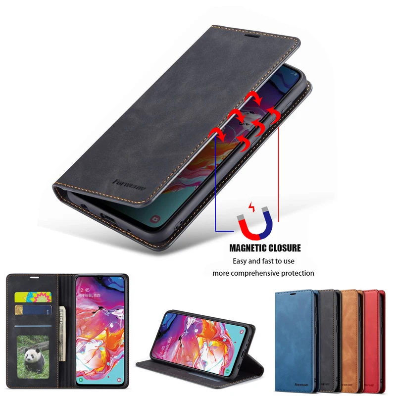 

Flip Cover For Samsung Galaxy A10 A20 A30 S A40 A50 A70 A80 Leather Wallet Case A6 A7 J4 J6 Plus A51 A71 A81 A91 A01 A02 A03S