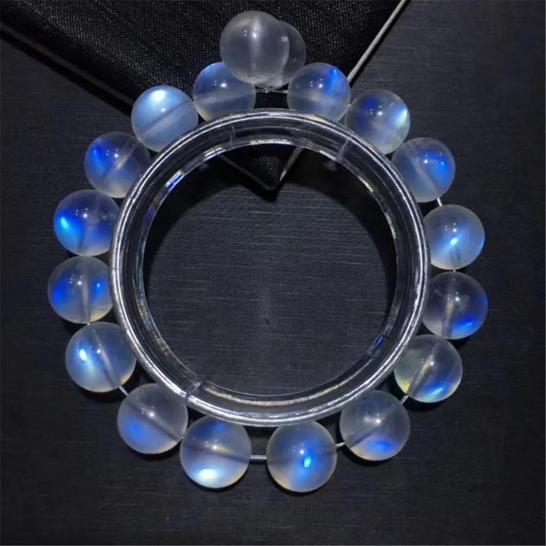 

Браслет из натурального лунного камня, 10 мм