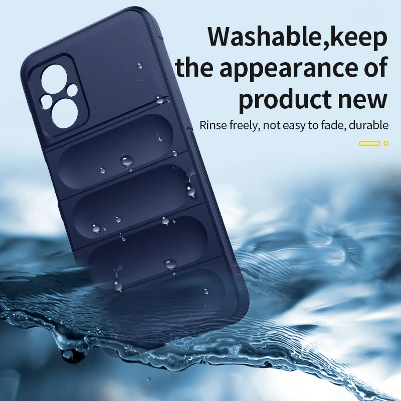 For Poco M5 Case Poco M5 Cover Funda Coque Soft Skin-Friendly Shockproof TPU Protective Back Bumper For Poco M5