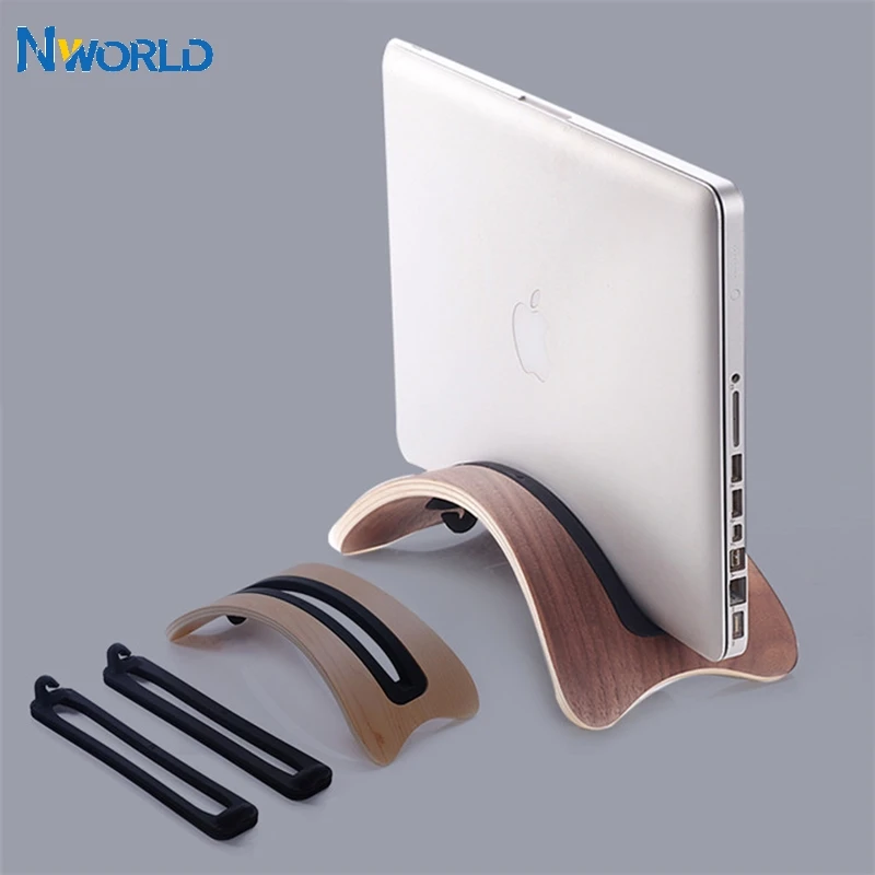 Деревянная вертикальная настольная подставка для ноутбука, базовый кронштейн, док-станция для Macbook Pro 2022 13,3/15,4/16 дюймов 11,6/13,3 дюймов Macbook Air