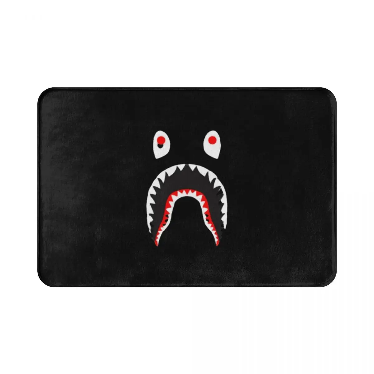 Напольный коврик Bape Shark Нескользящий Впитывающий Коврик из полиэстера для
