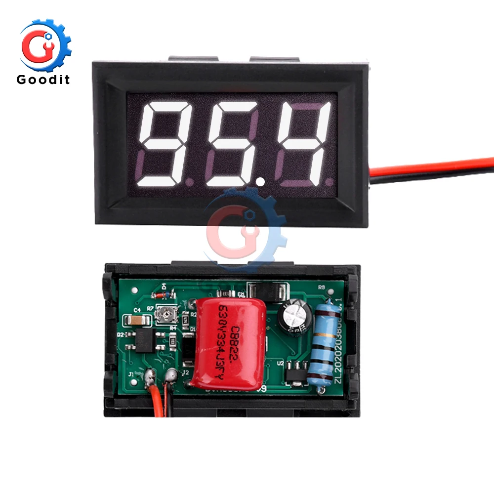 

Gaqqee Цифровой вольтметр AC70~500V