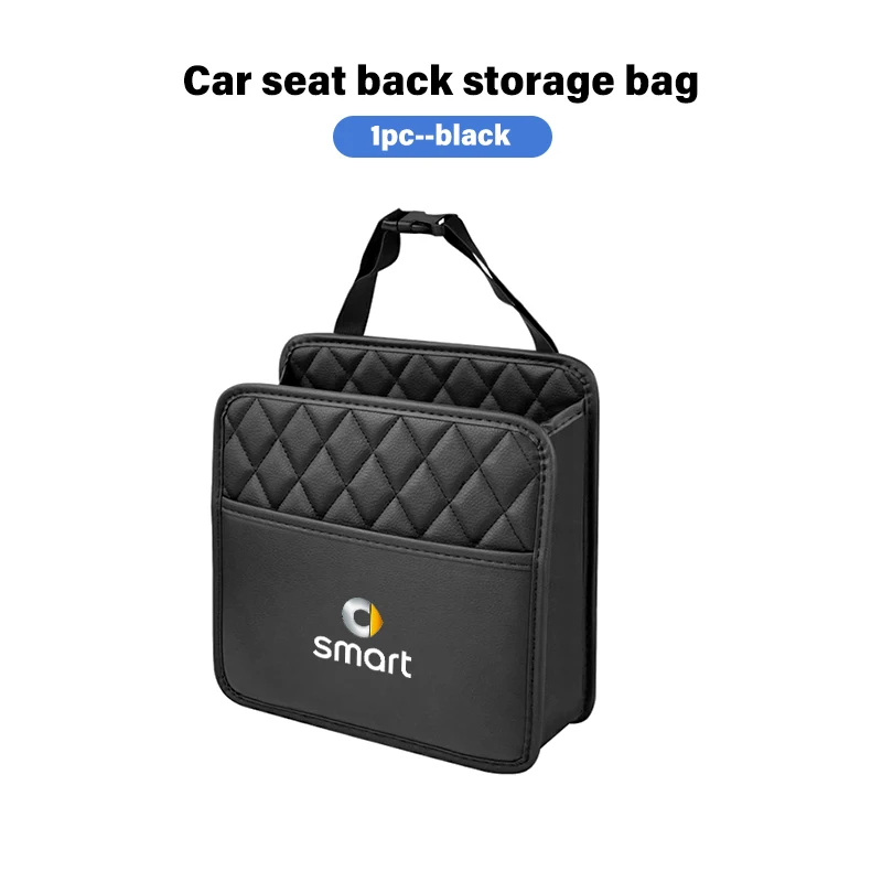 

Кожаный Автомобильный телефон, многофункциональный подвесной ящик для Smart Fortwo Forfour 451 453 450 452 Roadster Coupe