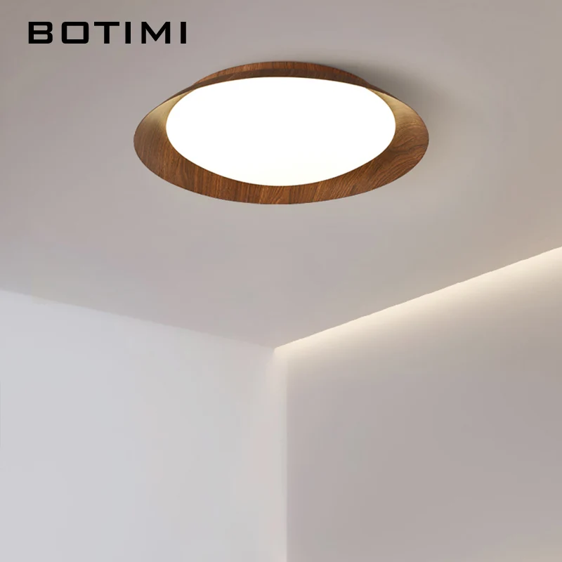 Современный 400 мм круглый металлический светодиодный потолочный светильник для