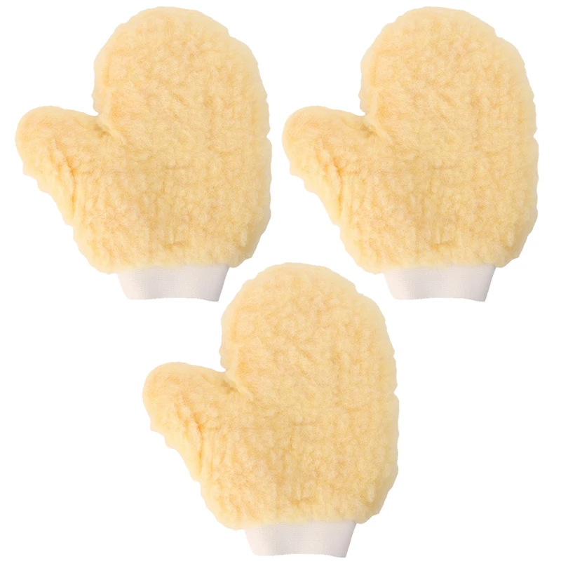 

1 ~ 10 шт. двусторонняя варежка для мойки автомобиля с эластичной манжетой, перчатки из синели и микрофибры, не царапающиеся, высокопоглощающие инструменты для автоматической чистки