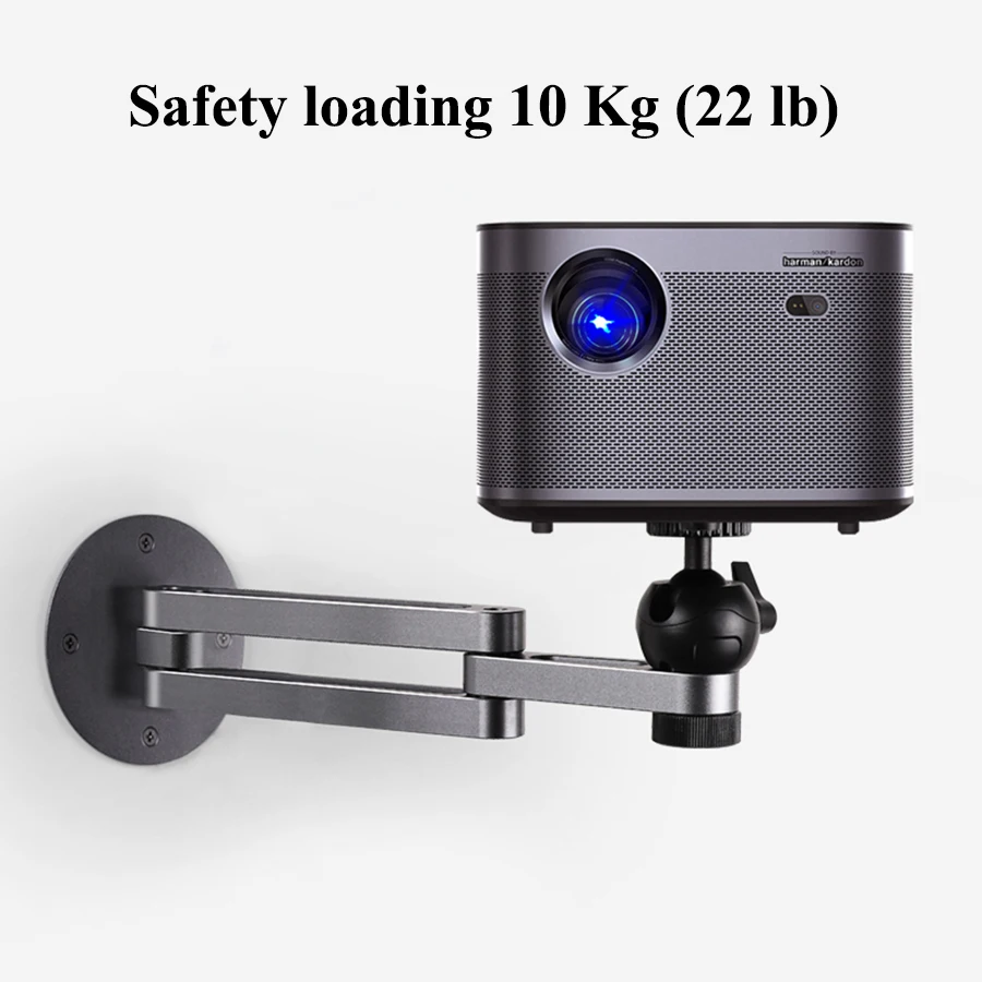 Стенд для проектора Прочный Настенный кронштейн из алюминиевого сплава