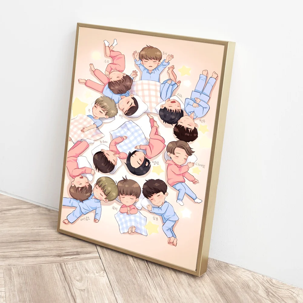 Семнадцать Kpop хорошее качество принты и постеры HD плакат настенная живопись