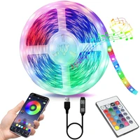 led strip light rgb 2835 flexible lamp tape luces string usb 5v bluetooth infrared control tv screen backlight house decoration