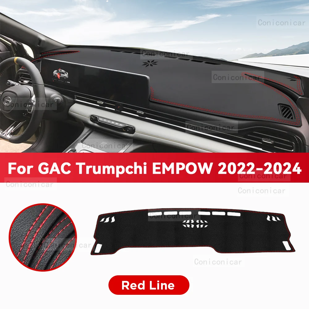 

Для GAC Trumpchi EMPOW 2022-2024 автомобильный коврик для приборной панели, коврик от солнца, коврик для предотвращения света, коврик для защиты инструментов, аксессуары