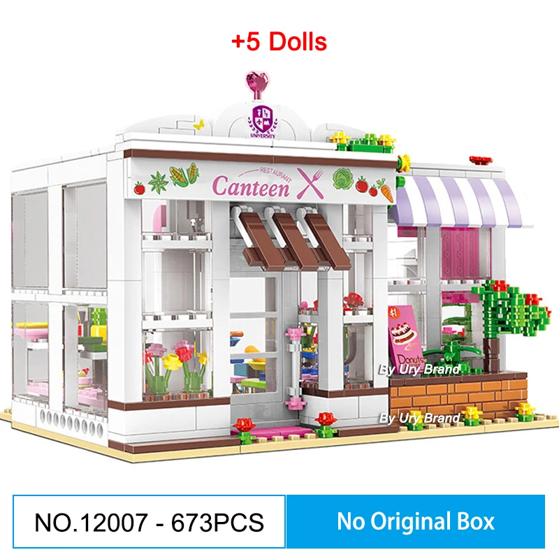 

Big Clearance Sale Friends Series Carousel House Castle Carriage Holiday Figures Sets Building Blocks Toys for Girls DIY Gifts