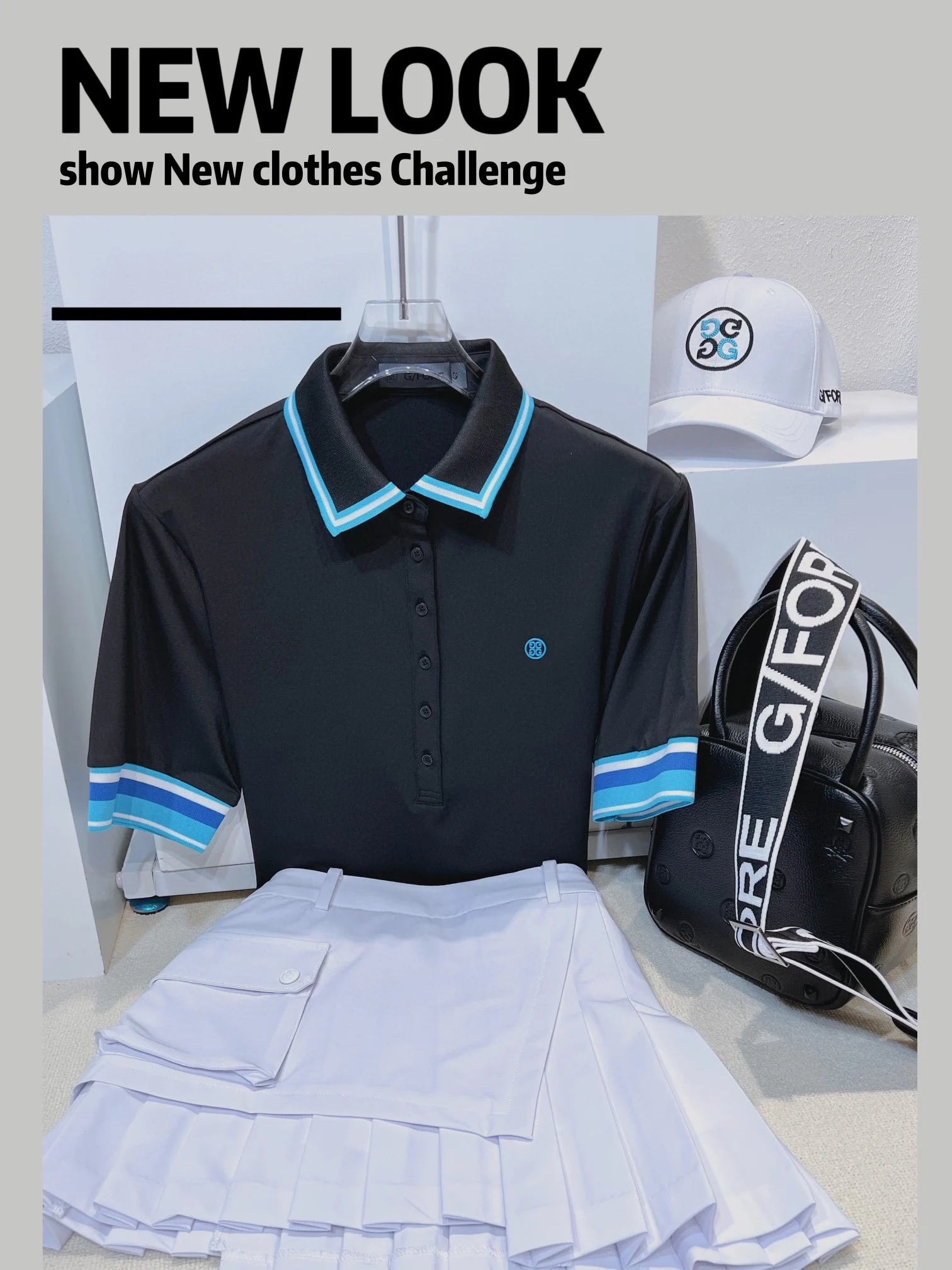 2022 Golf sports spice pleated skirt women spring and summer new high-waist skirt texture slimming suit material skirt outdoor