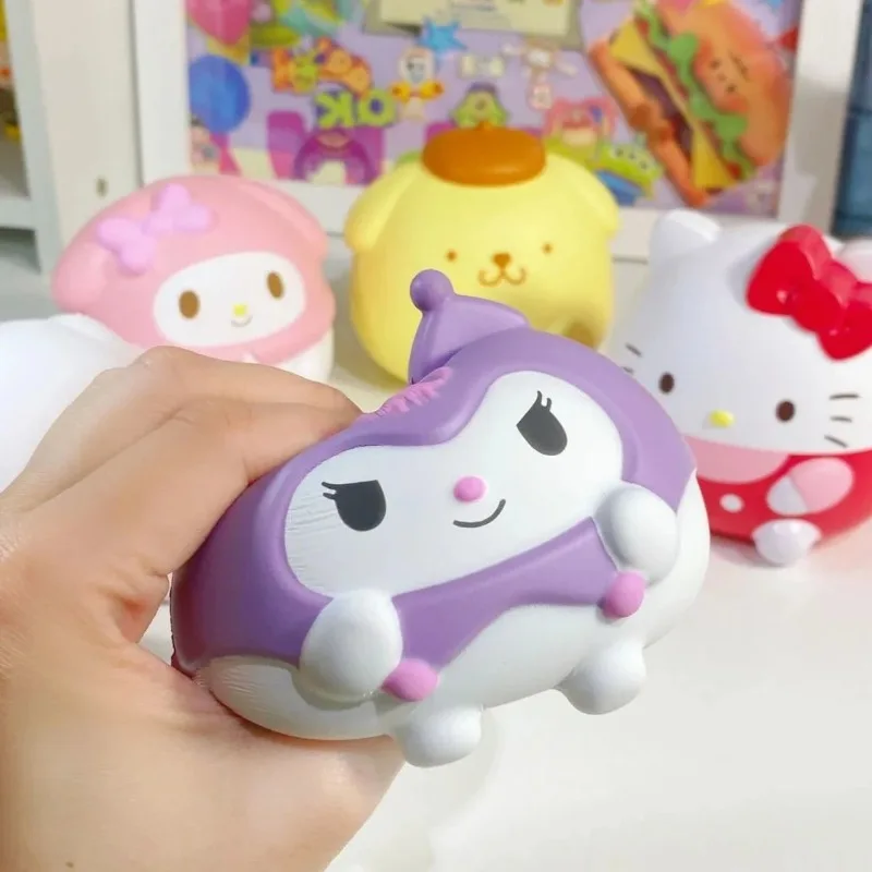 Sanrio кавайная Мелодия декомпрессия Kuromi Cinnamoroll снятие стресса сжимаемые Аниме