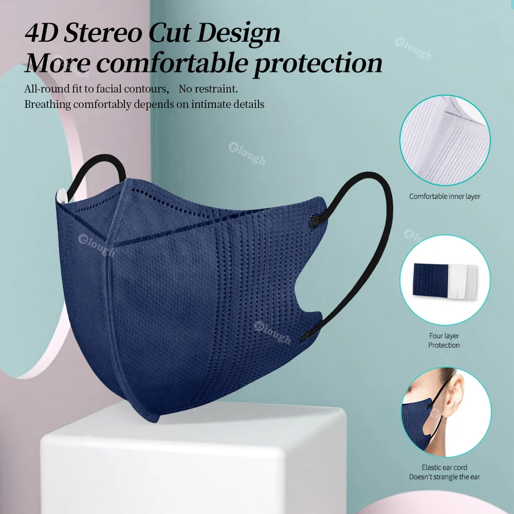 3D маски Morandi colors CE FFP2 Mascarillas KN95 сертифицированные Mascarilla FPP2 Homologada Cubrebocas маска для