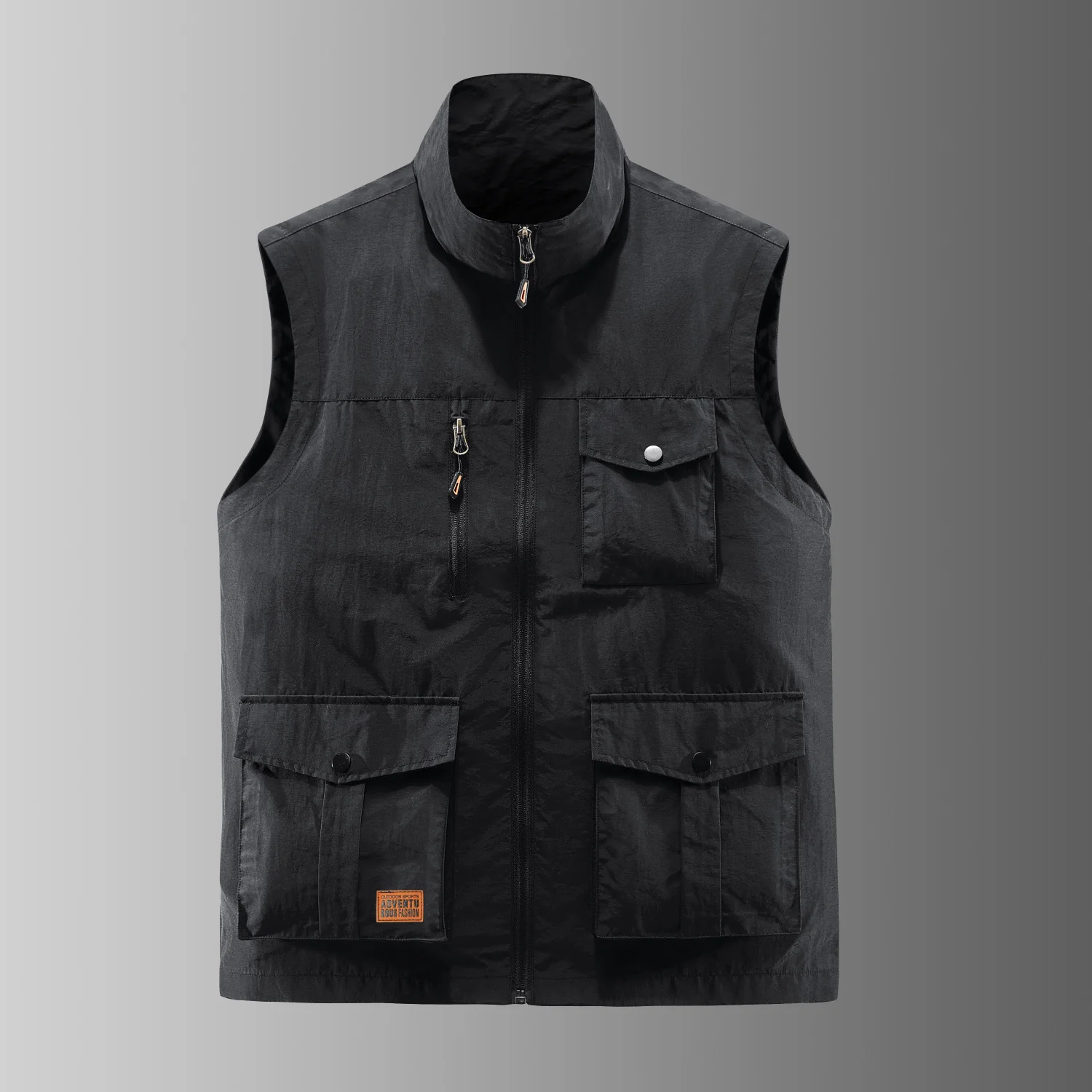 Жилет мужской сетчатый для охоты куртка без рукавов работы с гольфом вышивкой