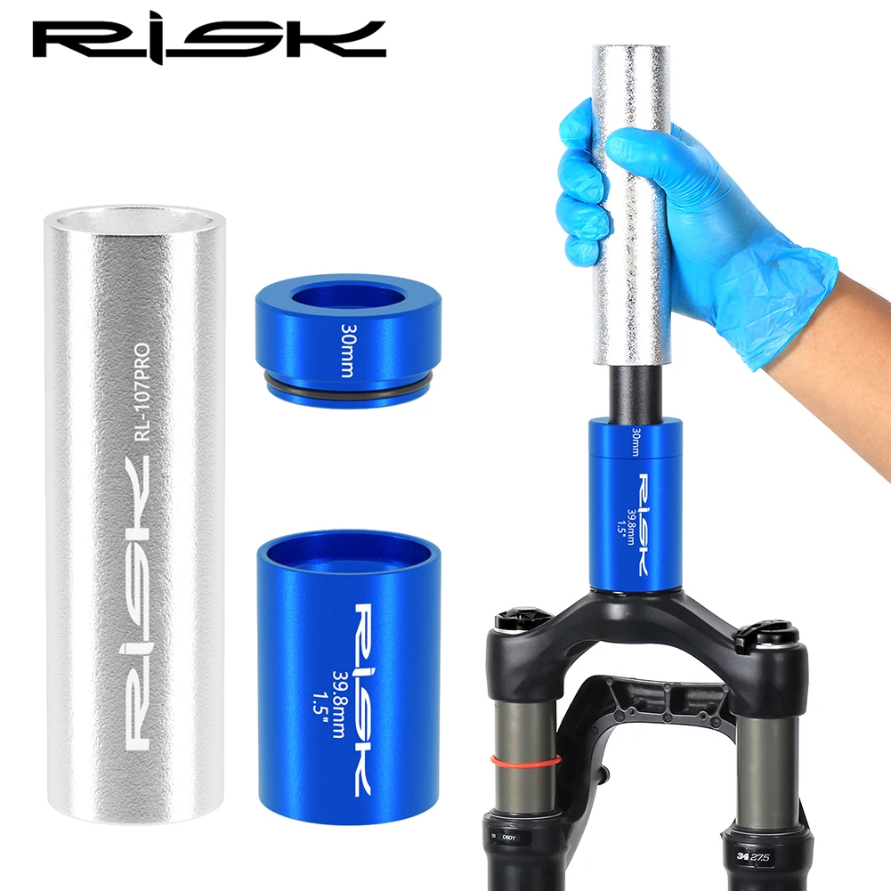 

RISK Practical Bicycle Front Crown Bottom Gear Setting Tool Anti-slip Mountain Bike Headset Press-Fit Tool Repairing Supplies