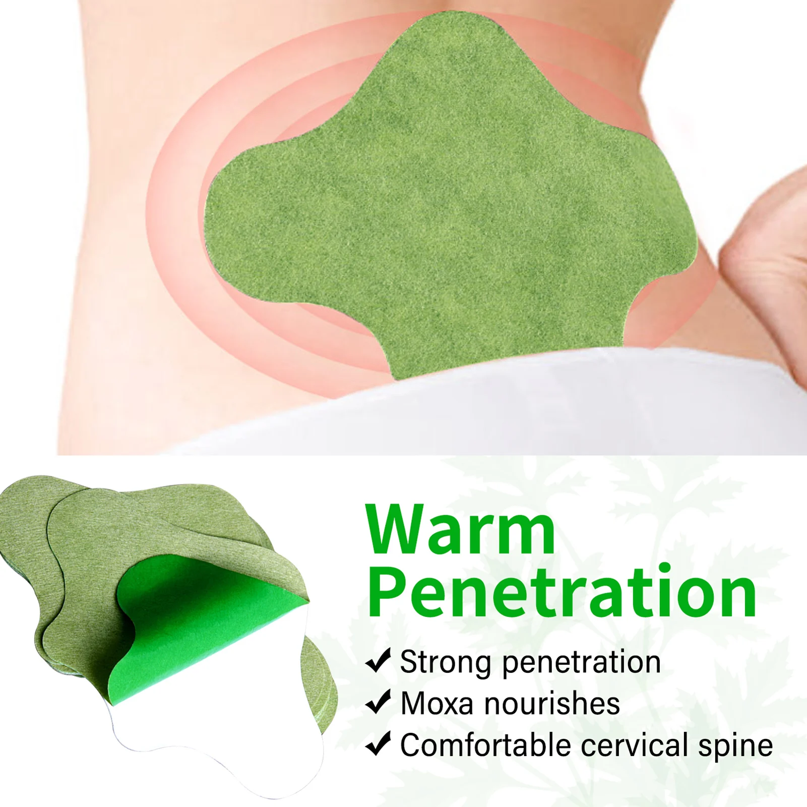 

Wormwood Lumbar Patches Spine Stickers Hot Self-Heating Lumbar Spine Back Joint Bone Pains Plaster Moxibustion Herbal Extracts