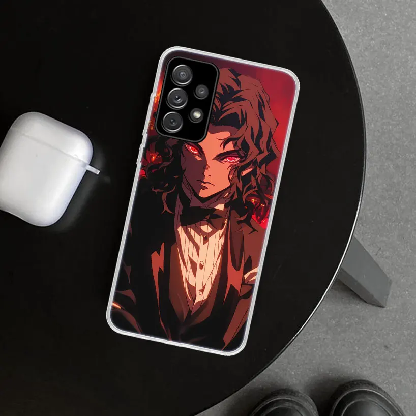 Фото Чехол Kibutsuji Muzan Demon Slayers для телефона Samsung Galaxy A12 A22 A32 A42 A52 A72 A02S A51 A50S A41 A31 A21S A20S A10S A №4