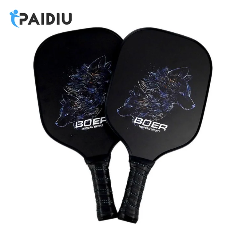 

1pc Fiberglass Surface Pickleball Paddle Usapa Approved Lightweight Pickleball Racket Polypropylene Honeycomb Core Padel Rackets