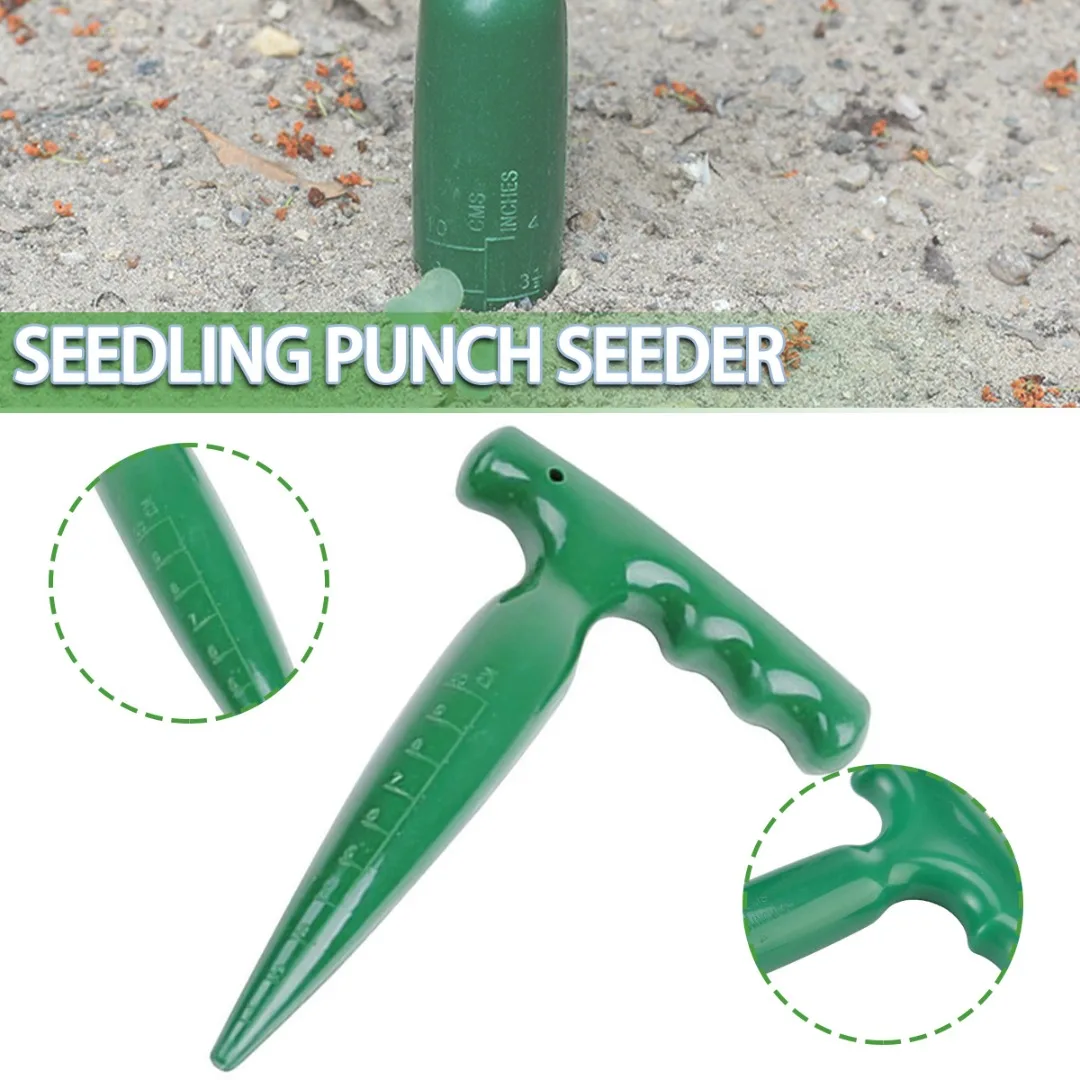 

Dibbler Hand Sowing Transplanting Puncher Spreaders Widger Sow Seeds Dispenser Measurements T-Type Labels Tags Markers