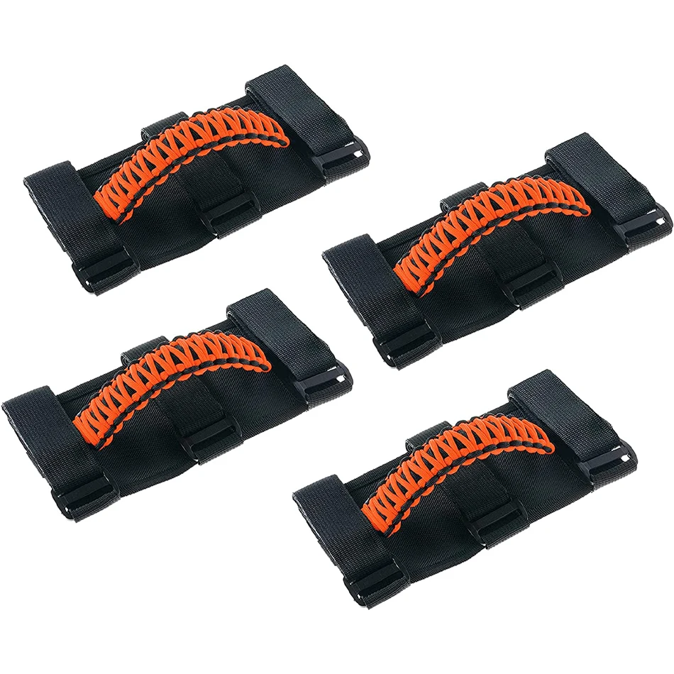 

4 рулонных рукоятки захвата ручка для Jeep Wrangler CJ TJ JK JKU JL JLU & Gladiator JT 1955-2023, аксессуары для интерьера