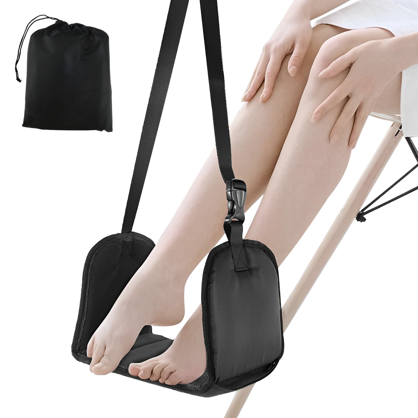 

Подставка для ног для самолета Регулируемая Подвесная подставка для ног гамак портативный подставка для ног для самолета складной гамак для ног с эффектом памяти для офиса