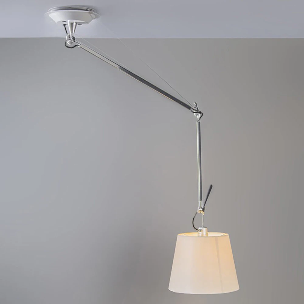 

Modern Long Arm Pendant Light Italy Design Contemporary Dimming Ceiling Lamp Flexible Suspension Adjustable Luminaire Home Decor