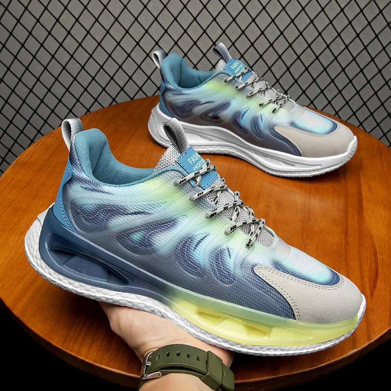 

Дышащие мужские кроссовки, дышащие, с воздушной подушкой, обувь для ходьбы и бега