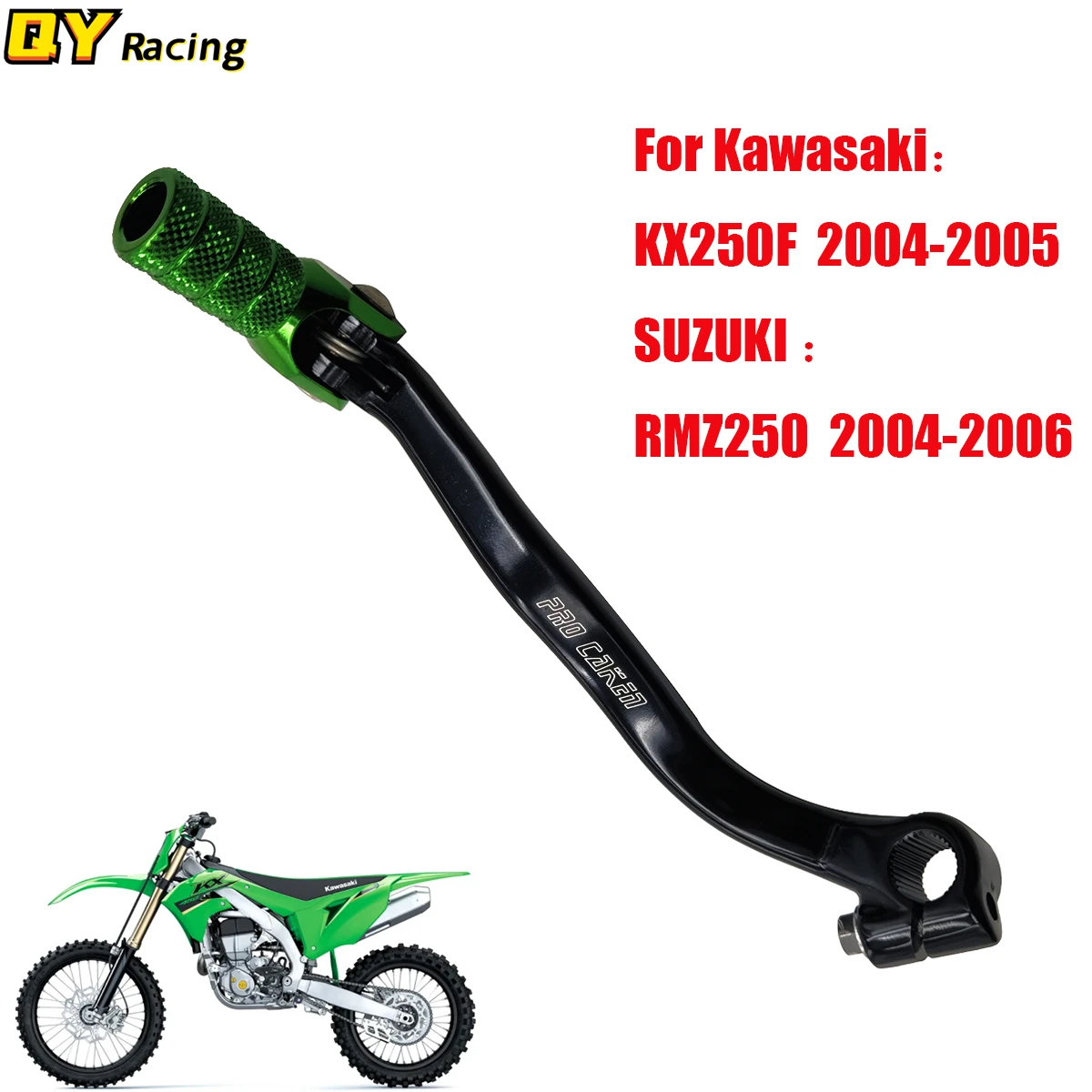 

Motorcycle Folding Gear Shift Shifter Lever For KAWASAKI KX250F KX 250F SUZUKI RMZ250 RMZ 250 Motocross Dirt Pit Bike 2004-2006