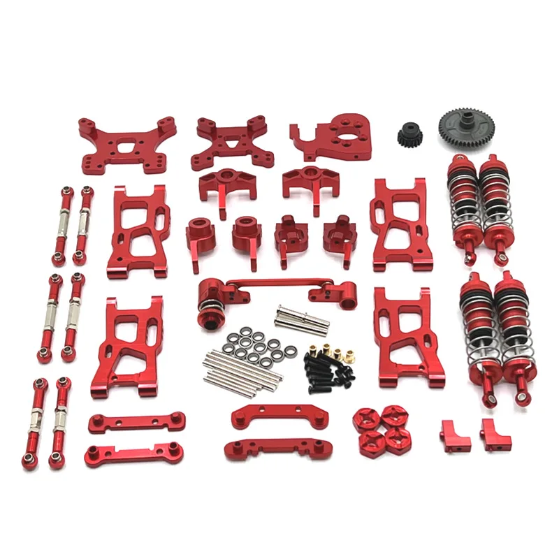 

Wltoys 144001 144010 124017 124019 124007 RIaarIo XDKJ-001 XDKJ-006 AM-X12 Metal Upgrade Parts Kit RC Car OP Accessories